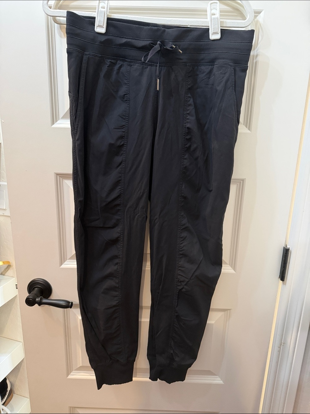 Lululemon Black Jogger Pants with Drawstring Waist